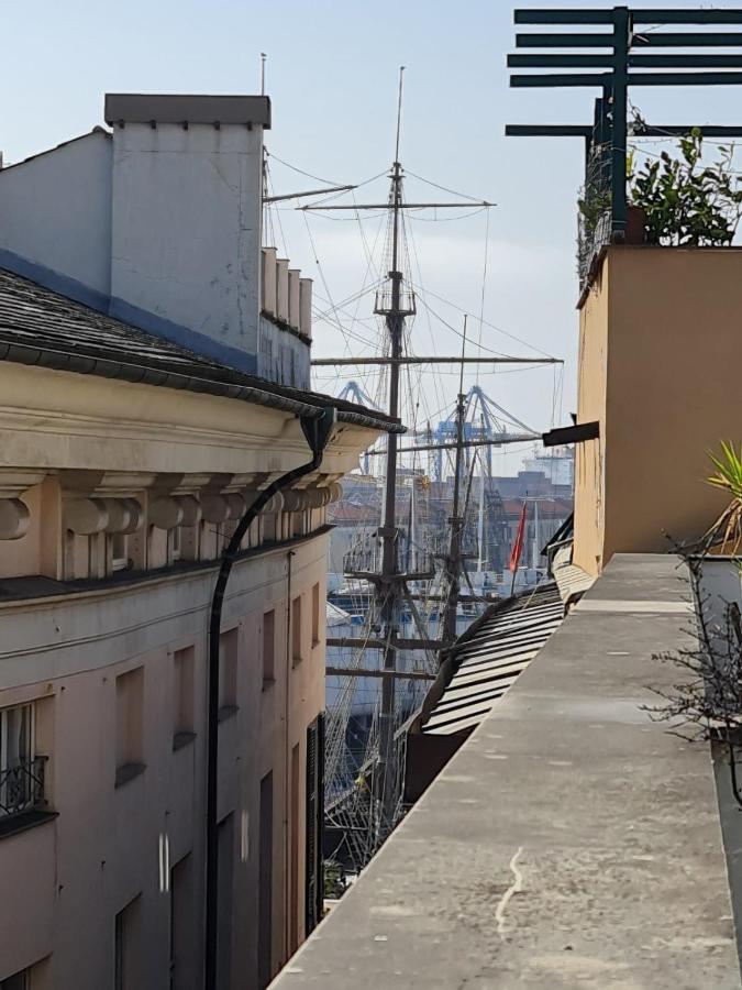 Doge Cambiaso- Davanti All'Acquario - Grande Terrazza Privata - Palazzo Nobiliare Storico Генуа Екстериор снимка