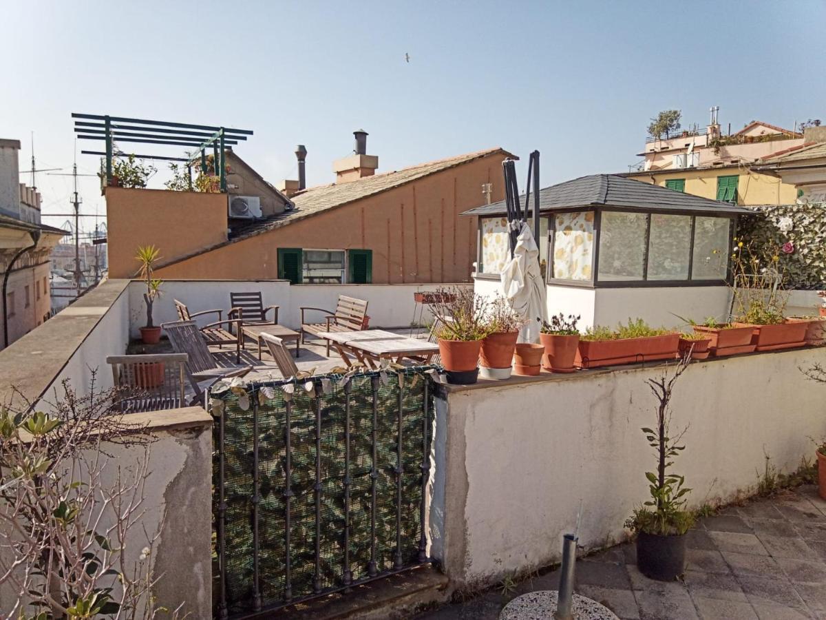 Doge Cambiaso- Davanti All'Acquario - Grande Terrazza Privata - Palazzo Nobiliare Storico Генуа Екстериор снимка